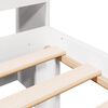 vidaXL Bookcase Bed without Mattress White 90x190cm Solid Wood Pine