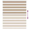 vidaXL Zebra Blind Sand Brown 120x100 cm Fabric Width 115.9 cm Polyester