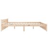 vidaXL Bed Frame without Mattress Solid Wood 180x200 cm Super King Super King Size
