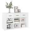 vidaXL Sideboard High Gloss White 100x30x59.5 cm Engineered Wood