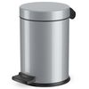 Hailo Pedal Bin "Solid" S 3L Silver