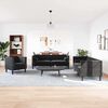 vidaXL Sofa Set Black Velvet