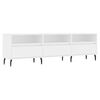 vidaXL TV Cabinet White 150x30x44.5 cm Engineered Wood