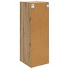 vidaXL Wall Cabinet Artisan Oak 35 x 37 x 102 cm Engineered Wood