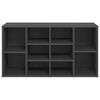 vidaXL Shoe Bench Grey 103x30x55 cm Engineered Wood