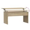 vidaXL Coffee Table Sonoma Oak 102x50.5x52.5 cm Engineered Wood