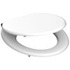 SCH&Uuml;TTE Toilet Seat with Soft Close SPIRIT WHITE White Matte