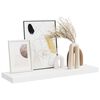 vidaXL Floating Wall Shelf White 80x23.5x3.8 cm MDF