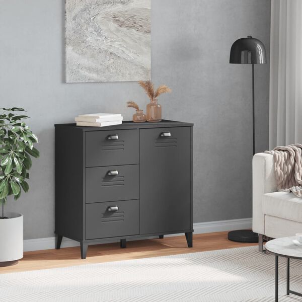 vidaXL Sideboard VIKEN Anthracite Grey 80x40x80 cm Engineered Wood