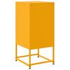vidaXL Bedside Cabinets 2 pcs Mustard Yellow 36x39x78 cm Steel