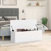 vidaXL Storage Box White 102x35x35 cm Engineered Wood