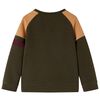 Kids' Sweatshirt Dark Khaki and Camel 128
