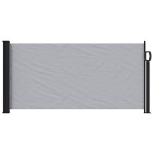vidaXL Retractable Side Awning Grey 300 x 100 cm Polyester