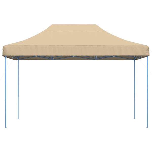 vidaXL Party Tent Folding Beige 279 x 410 x 315 cm Oxford Fabric