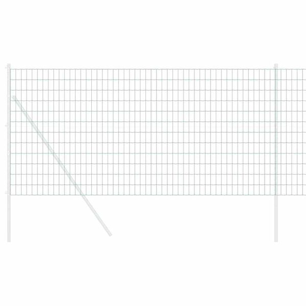 vidaXL Euro Fence Green 1.2 x 25 m PVC-coated iron