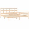 vidaXL Bed Frame without Mattress 200x200 cm Solid Wood