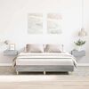 vidaXL Bed Frame No Mattress Grey Sonoma 150x200 cm King Size Engineered Wood
