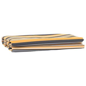 vidaXL Awning Replacement Yellow and Grey 1000 x 160 cm