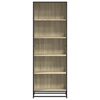 vidaXL Bookcase Sonoma Oak 60x35x170.5 cm Engineered Wood