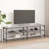vidaXL TV Cabinet Grey Sonoma 160x30x50 cm Engineered Wood