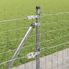 vidaXL Fence with Post Silver 0.6 x 10 m Steel