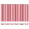 vidaXL Retractable Awning Red and white 500 x 300 cm Fabric, Metal