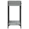 vidaXL Console Table Grey Sonoma 100x39x78.5 cm Engineered Wood