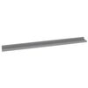 vidaXL Wall Shelves 4 pcs Grey 100x9x3 cm