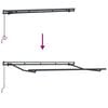 vidaXL Retractable Awning Manual Anthracite 250 x 200 cm Fabric