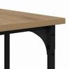 vidaXL Desk Artisan Oak 139 x 139 x 75 cm Engineered Wood