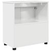 vidaXL Bathroom Cabinet with Storage High Gloss White 61 x 35 x 64 cm
