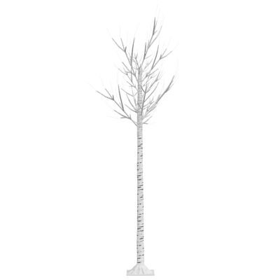 vidaXL Christmas Tree 180 LEDs 1.8m Cold White Willow Indoor Outdoor