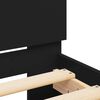 vidaXL Bed Frame without Mattress Black 120x200 cm