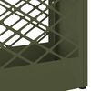 vidaXL Umbrella Stand with Storage Olive green 28 x 12 x 41 cm Steel