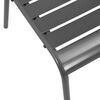 vidaXL Stackable Garden Chair Set 5 pcs Anthracite Powder-coated Steel