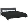 vidaXL Winter Duvet Black 220 x 200 cm Microfiber