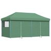 vidaXL Party Tent Folding Green 292 x 580 x 315 cm Oxford Fabric