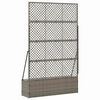 vidaXL Planter Grey 105 x 30 x 170 cm Metal