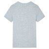 Kids' T-shirt with Short Sleeves Grey 116