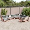 vidaXL 10 Piece Garden Sofa Set Solid Wood&nbsp;Douglas Fir