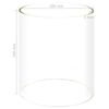 vidaXL Glass Cylinder for Hot Dog Warmer 200x240 mm