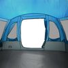 vidaXL Family Tent Tunnel 8-Person Blue Waterproof