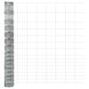 vidaXL Field Fence Silver 25 x 1.2 m Galvanised steel