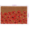 vidaXL Door Mat Natural 40x60 cm Tufted Coir