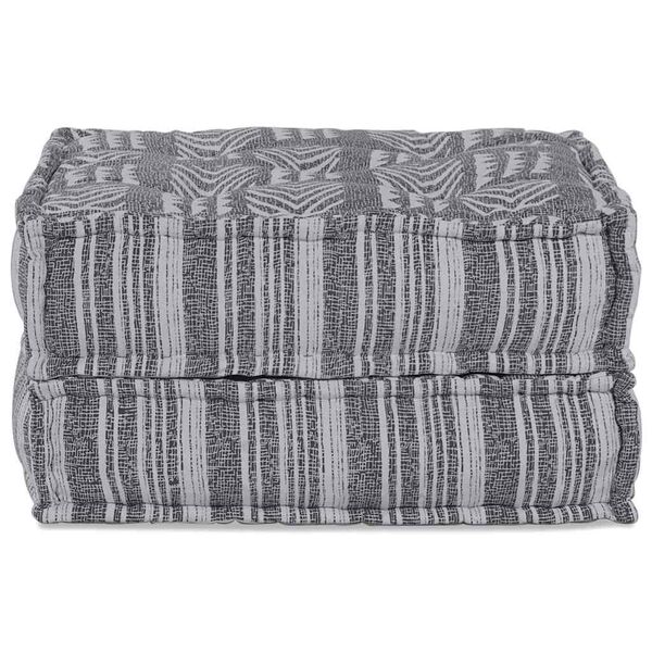 vidaXL Modular Sofa Grey Print 70 x 70 x 36 cm Fabric