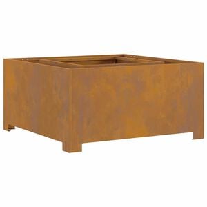 vidaXL Fire Pit Brown 80 x 80 x 40 cm Weathering steel