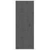 vidaXL Wall Cabinets 2 pcs Grey 30x30x80 cm Solid Wood Pine