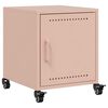 vidaXL Bedside Cabinets 2 pcs Pink 36x39x43.5 cm Steel