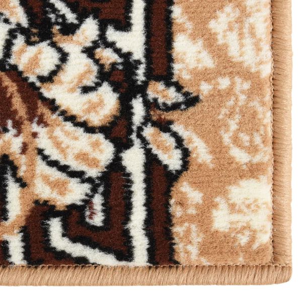 vidaXL Runner Rug BCF Beige 80x450 cm