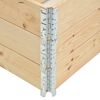 vidaXL Pallet Collars 3 pcs 60x80 cm Solid Pine Wood